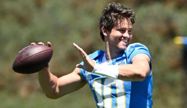 Justin Herbert Set For First Preseason Action For Los Angeles Chargers