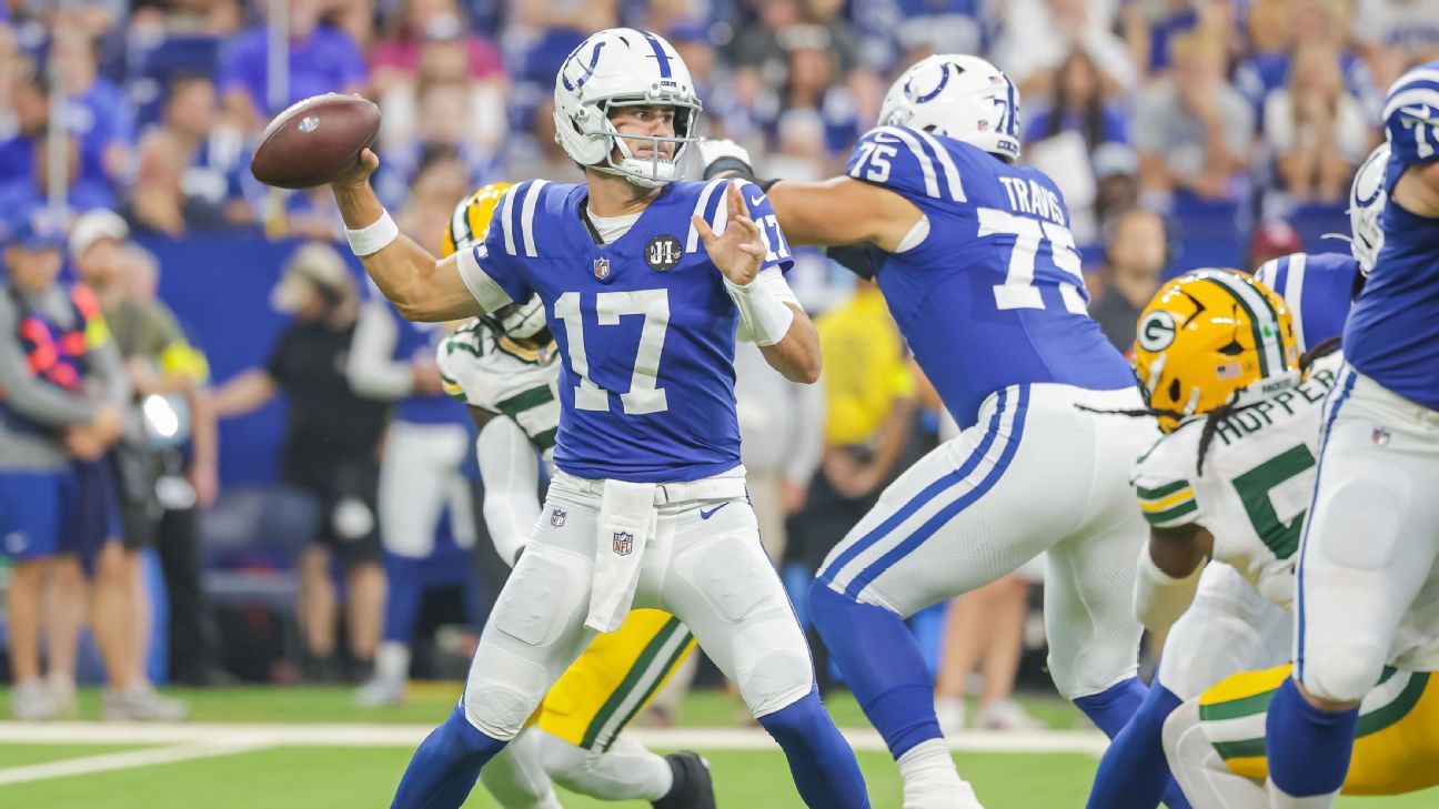 Colts' Steichen nears decision in Jones-Richardson QB race