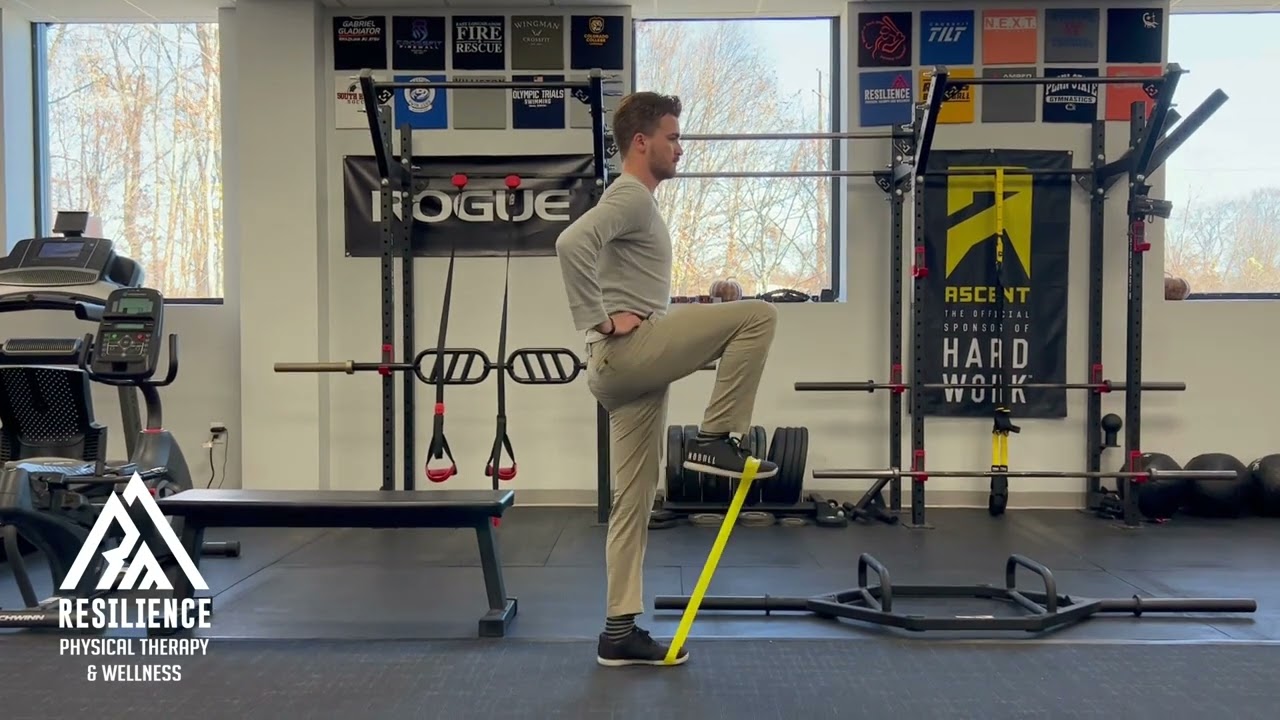 Banded Hip Flexor March - YouTube