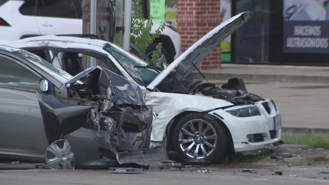 Houston crash: South Post Oak Road