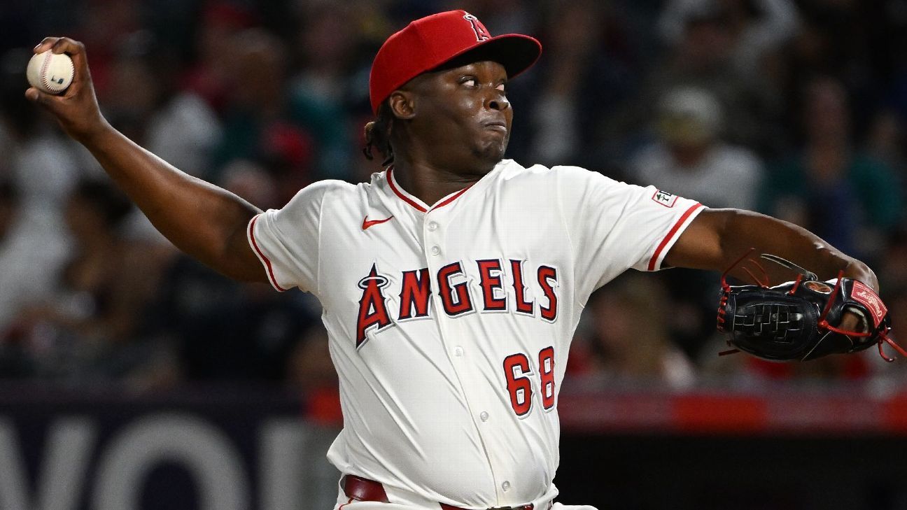 Los Angeles Angels recall rookie right-hander Jose Fermin