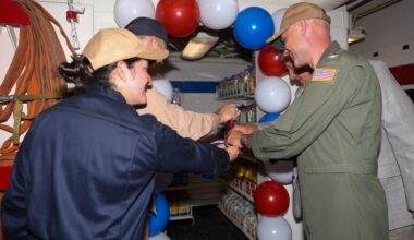 USS San Antonio opens self-serve mini mart