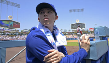 Los Angeles Dodgers pitcher Roki Sasaki
