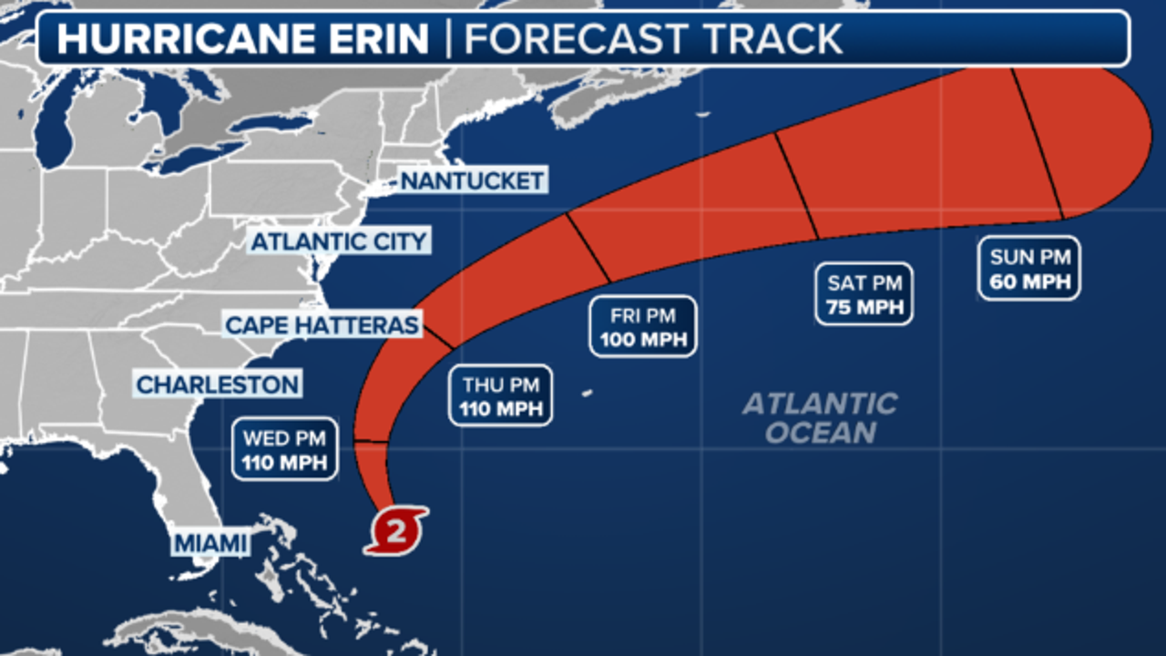 Erin tracker: When hurricane threatens NY, NJ beaches