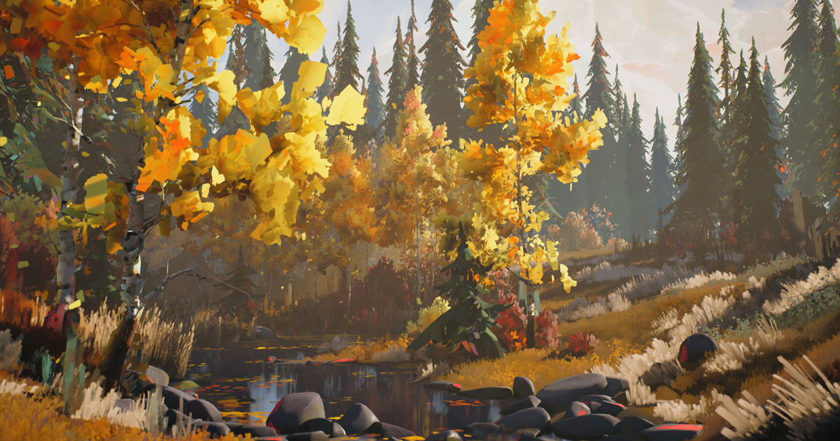 Creating 3D Landscape That Looks Like Painting