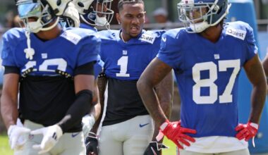 Malik Nabers, Cam Skattebo return to Giants practice