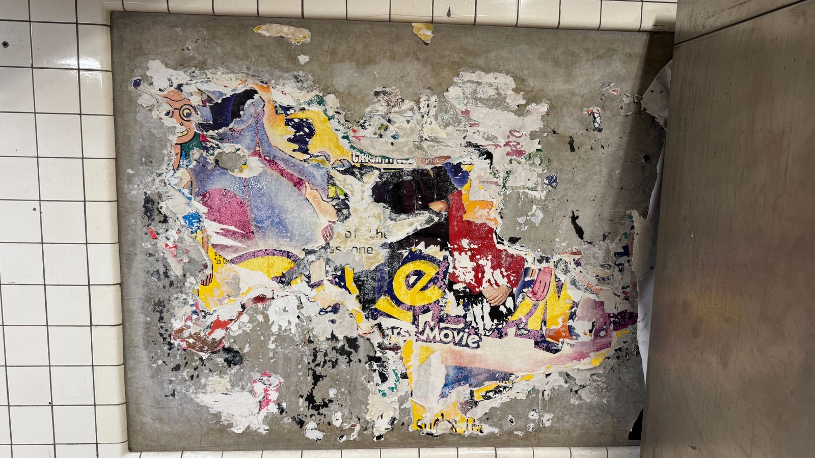 Pokémon: The First Movie poster found at Lower East Side F train subway station, 26 years after film's release