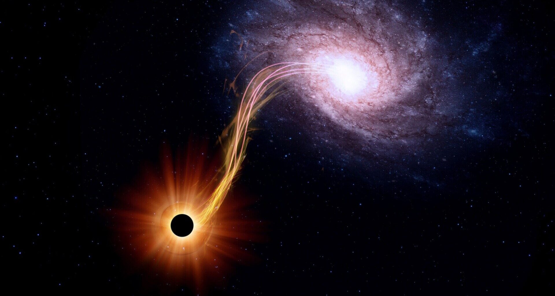 Black holes may be the engines driving the universe's dark energy