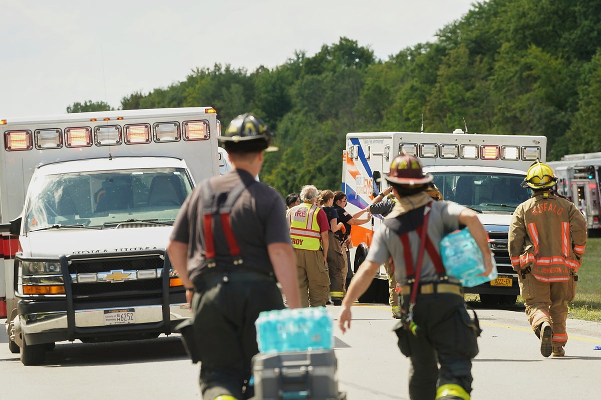 Multiple dead, including children, after tourist bus carrying 52 crashes in upstate New York