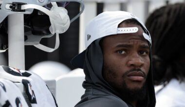 Micah Parsons is at AT&T Stadium to watch the Cowboys' preseason game