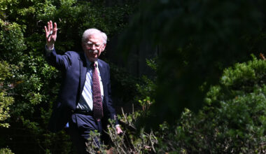 FBI Agents Exit John Bolton's Office With Boxes in Raid