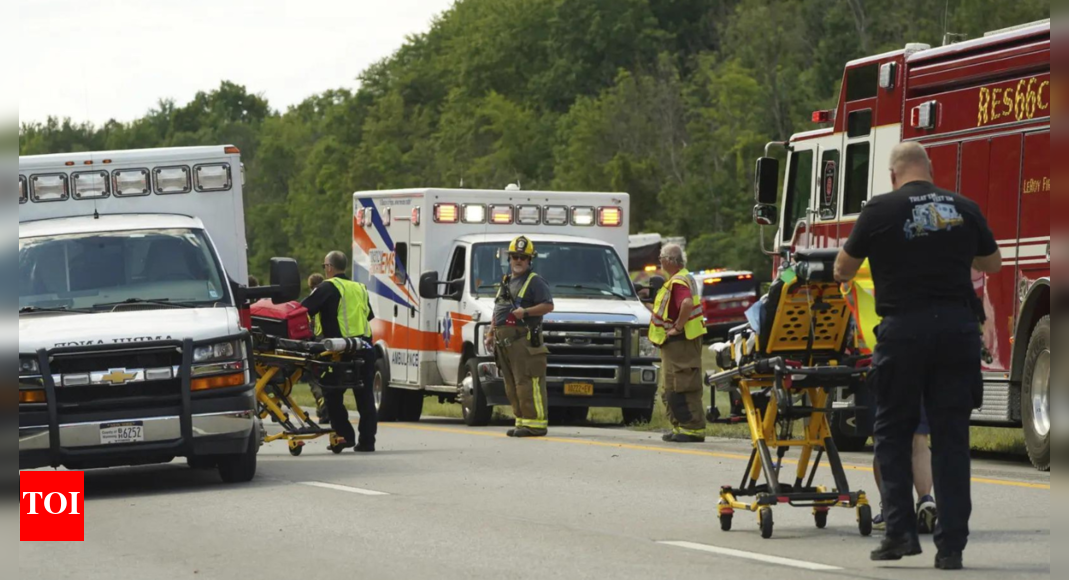 NYC-bound tour bus crashes: Indian, asian tourists among victims; 5 dead and multiple injured