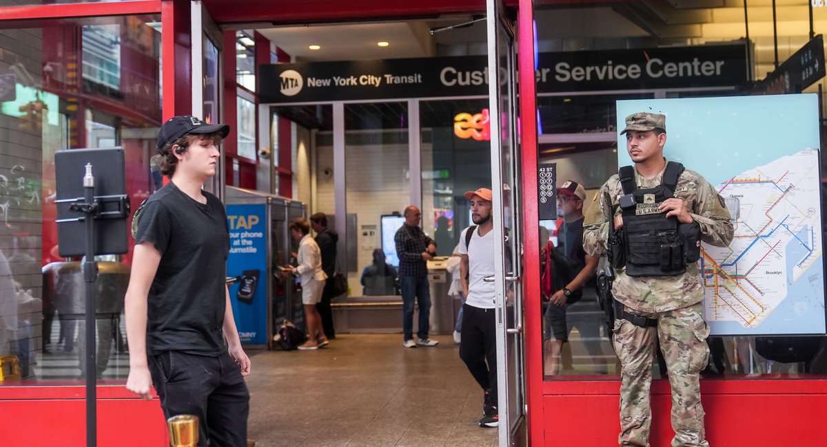 President Trump sent troops into DC to address crime. Gov. Hochul did it in NYC first.