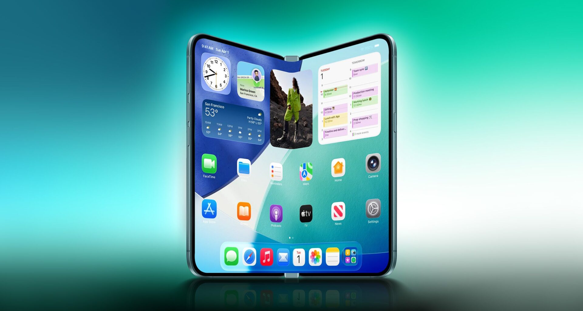 Foldable iPhone Rumored to Feature Four Cameras, Touch ID, and More