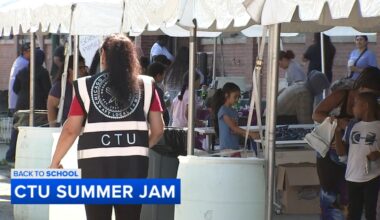 Chicago Teachers Union hosts Back-to-School Summer Jam before Chicago Public Schools students return to class Monday