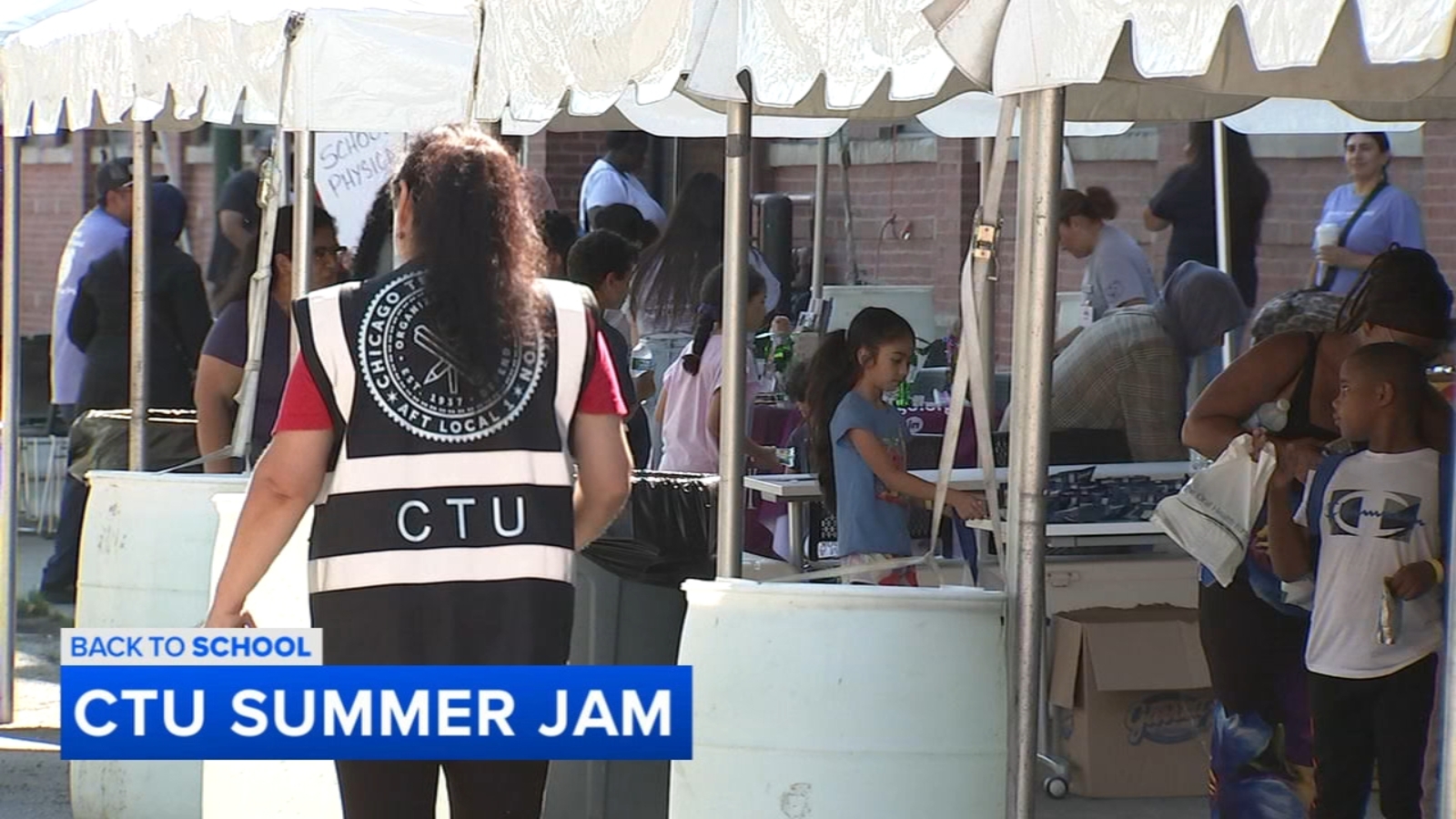 Chicago Teachers Union hosts Back-to-School Summer Jam before Chicago Public Schools students return to class Monday