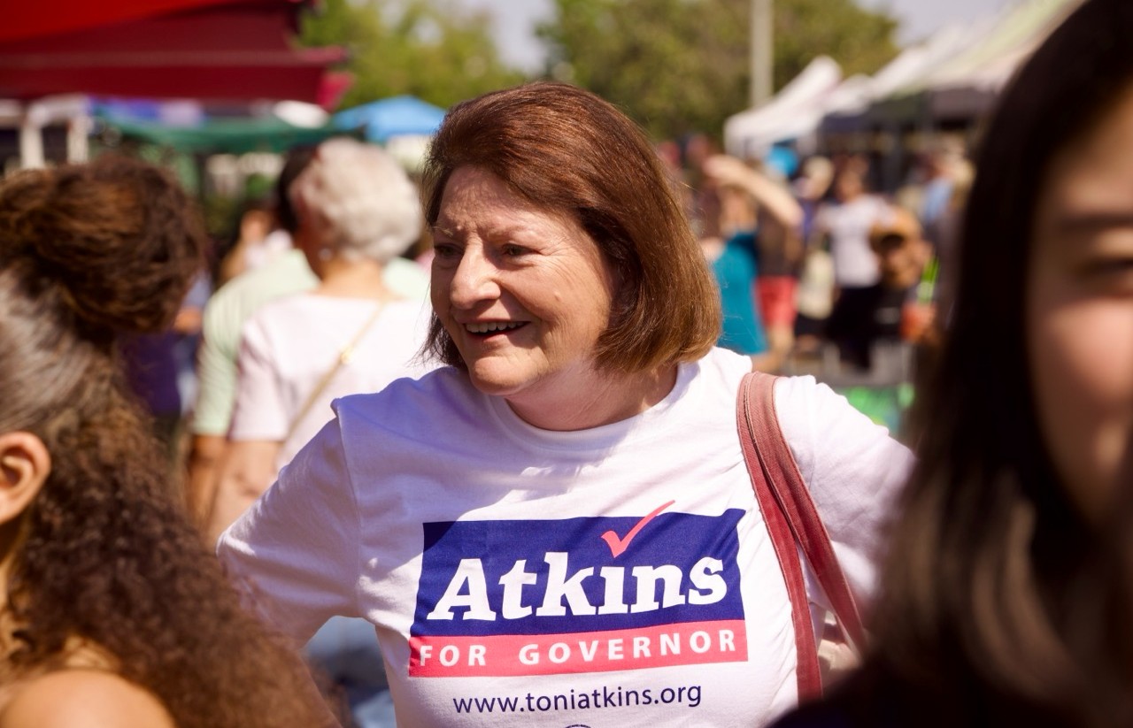 Toni Atkins' gubernatorial campaign tour visits Stockton in the Central Valley