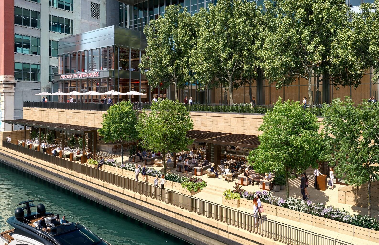 A New Mediterranean Restaurant Is Opening Along The Chicago River