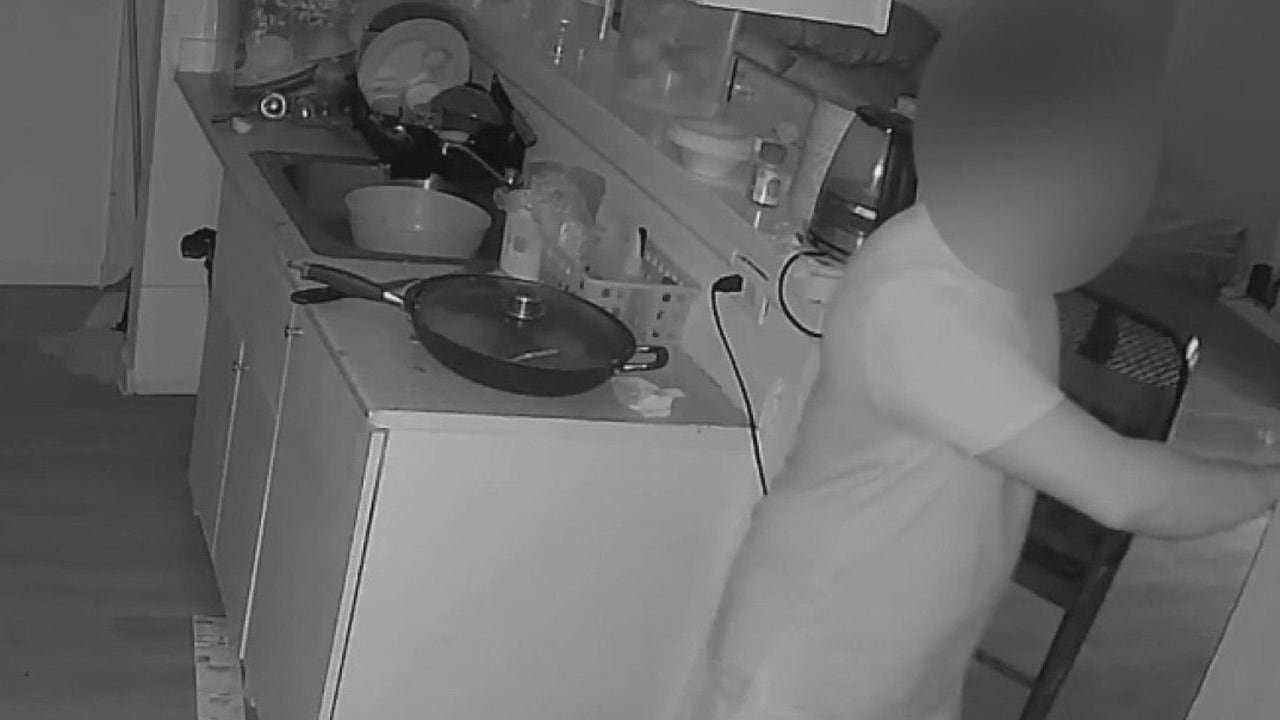 Caught on camera: Man allegedly breaks into Houston apartment, steals family's food