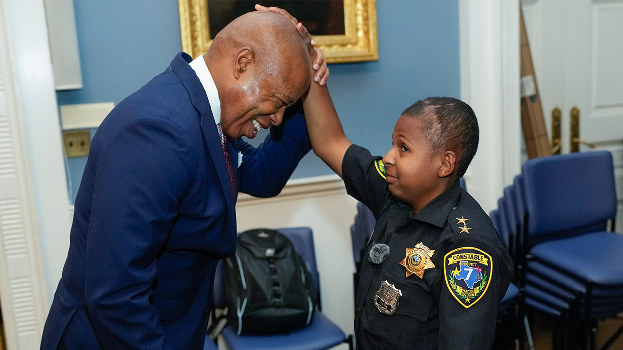 Eric Adams swears in DJ Daniel as honorary NYC deputy mayor for public safety