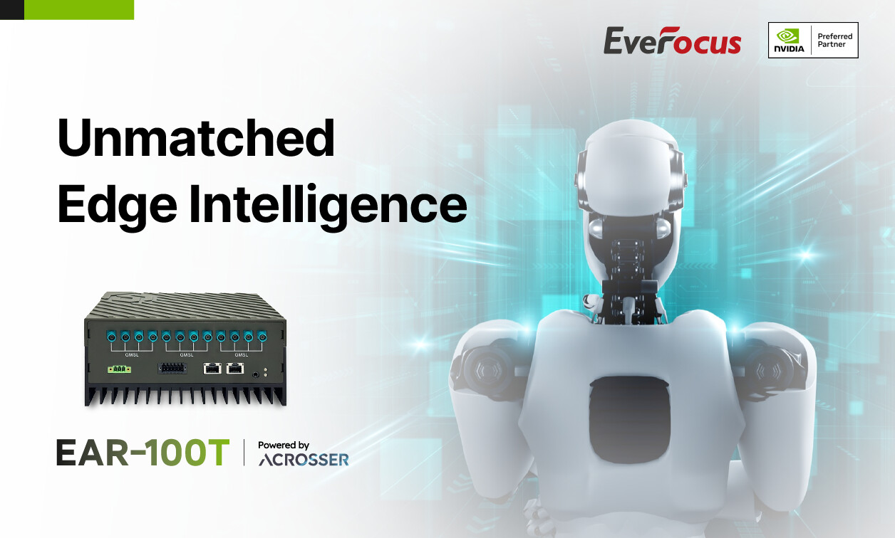 EverFocus Unveils its EAR-100T Robotic Controller for Edge AI with NVIDIA Jetson T5000 Inside