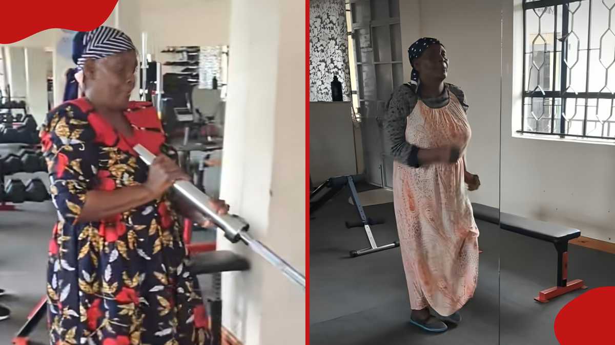 Elderly TikToker Delights Netizens with Gym Exercises in Long Dresses: "Anajua Mambo Ya SHA"