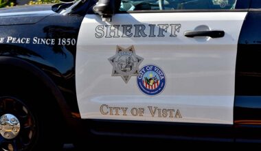 Two jailed in Vista road-rage chase that left pedestrian injured