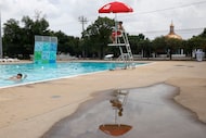 People swim in Walnut Hill Swimming Pool on Wednesday, July 2, 2025, in Dallas. 