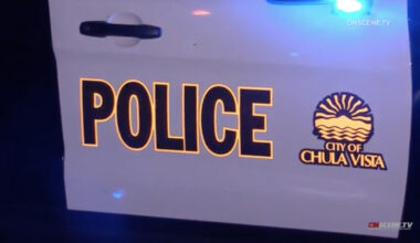 Officer hit by glass after hammer shatters window of Chula Vista police car