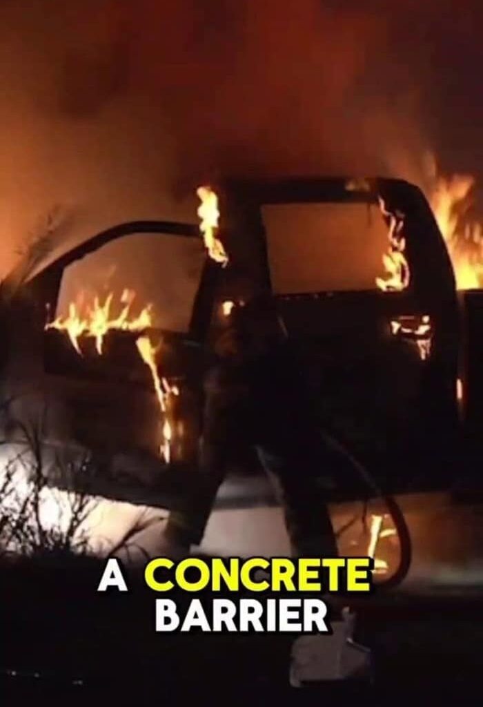 2 hurt in fiery crash in north Houston after chase with HPD