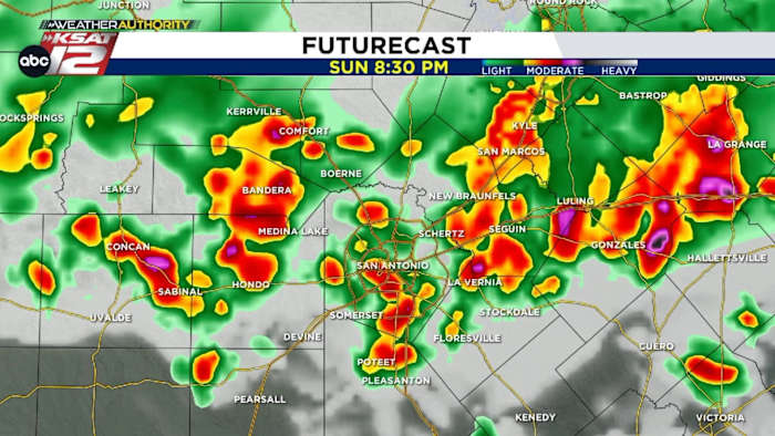 FLOOD WATCH in effect Sunday through Labor Day morning for San Antonio, Texas Hill Country
