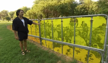 6abc Loves the Arts: Winning work of Art on the Parkway, 'Bar None,' on view through October 26 in Maja Park