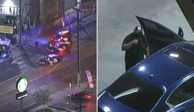 Suspect at center of high-speed chase across Los Angeles stops for gas mid-pursuit