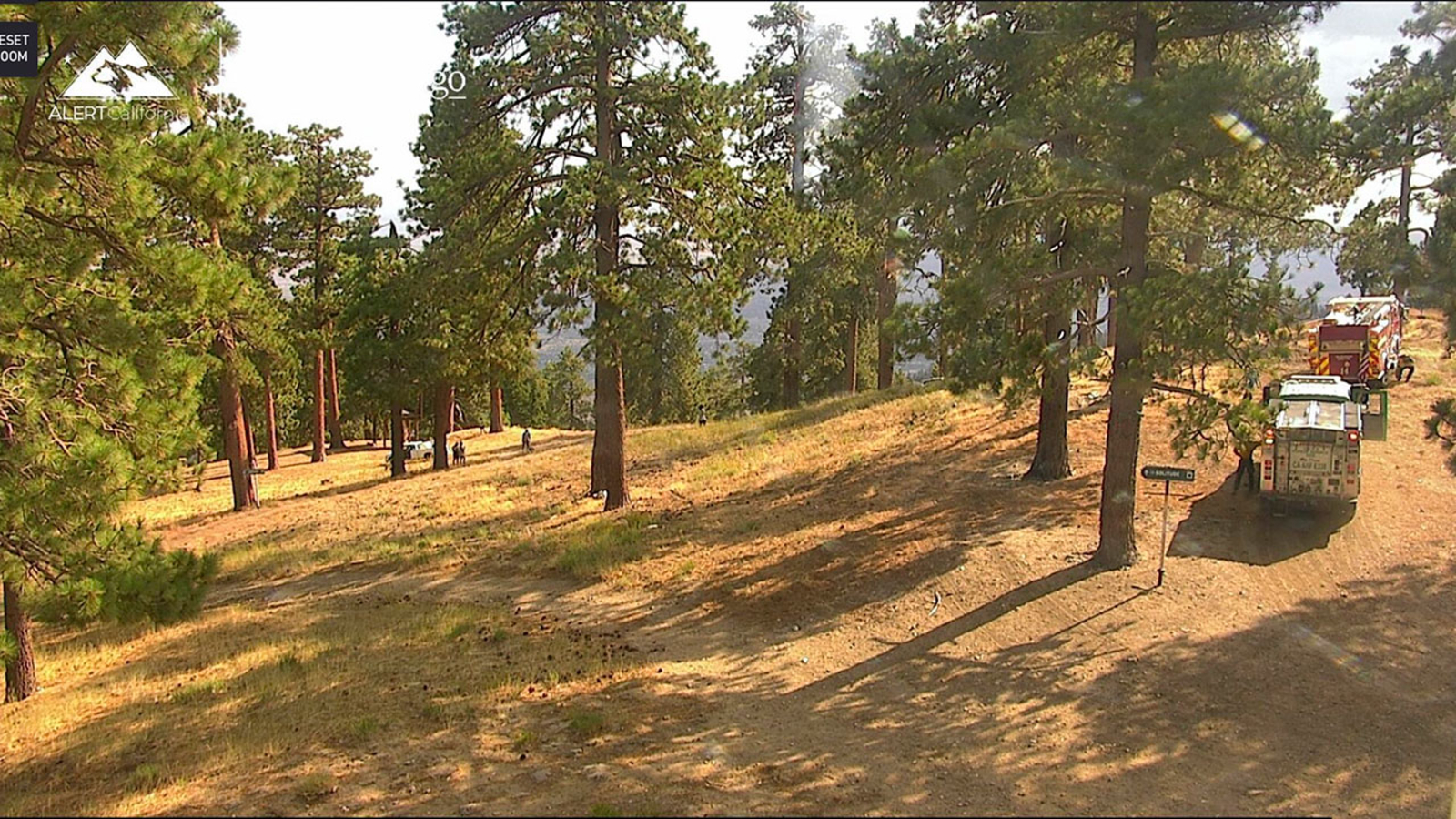 Lightning ignites multiple small fires in Angeles National Forest amid heat wave, red flag warnings