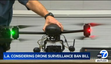 LA City Council considers supporting drone surveillance ban