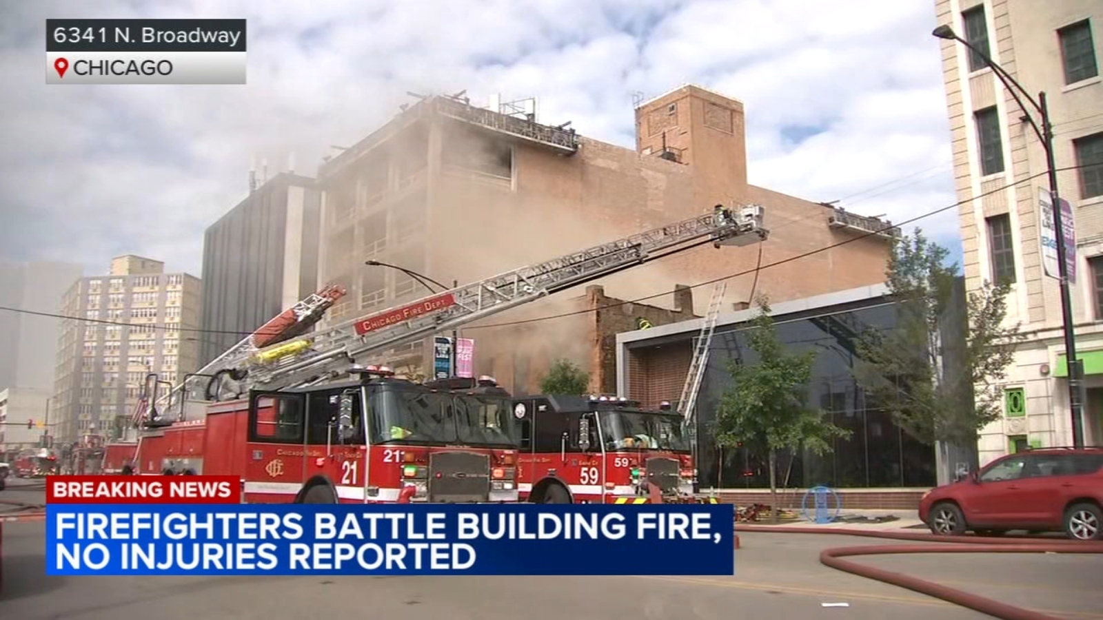 Edgewater, Rogers Park fire today: Chicago fire guts building on North Broadway near West Devon Avenue