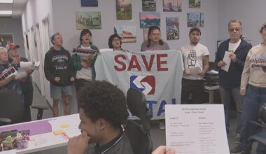Amid potential SEPTA cuts, protesters demand action at state Sen. Joe Picozzi's office in Philadelphia