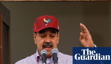 Trump administration doubles reward for arrest of Venezuela’s president to $50m | US news