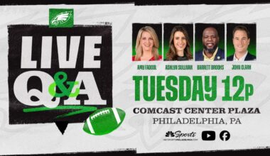 Join NBCSP Tuesday for 2025 Eagles Pep Rally Live Q&A! – NBC10 Philadelphia