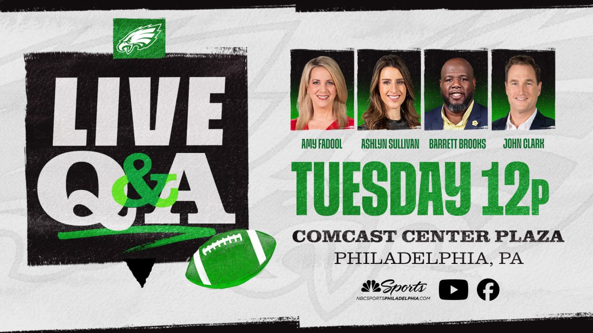Join NBCSP Tuesday for 2025 Eagles Pep Rally Live Q&A! – NBC10 Philadelphia