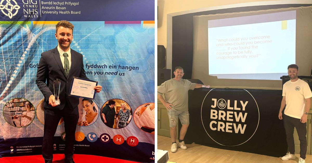 Mental health group Jolly Brew Crew founder given award