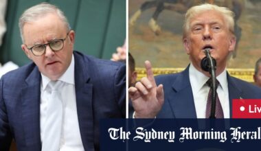 Unions push for four-day work week; Trump declines to criticise Albanese’s Palestine state call