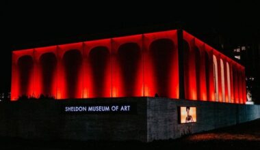 Matt Rhule, John Cook co-curate art collection at Lincoln art museum