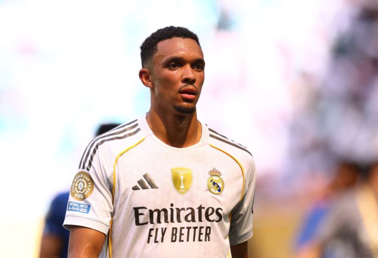 Real Madrid's Trent Alexander-Arnold at the FIFA Club World Cup