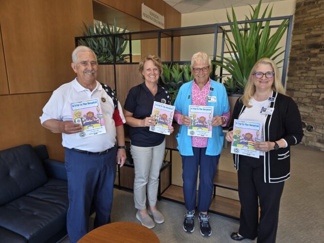 Exchange Club donates coloring books to MyMichigan | News, Sports, Jobs