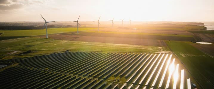 Solar and wind farm