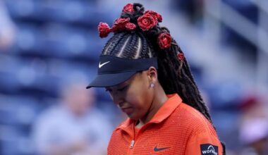 Naomi Osaka debuts elaborate rose-themed outfit in opening US Open win, shows off ‘Billie Jean Bling’ Labubu mascot