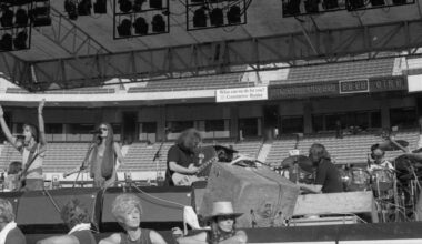 The Grateful Dead play at Arrowhead Stadium in Kansas City, Missouri, on July 1, 1978.