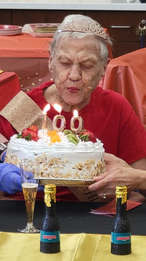 Phoenix resident Bernice Passhel celebrated her 100th birthday at the Desert Mission Adult Day Health Care Aug. 4.