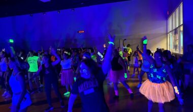 Dancers take part in a Mixxed Fit class at EoS Fitness in North Glendale on Aug. 15. The fundraiser will provide $1,400 for One Step Beyond Inc. programs.